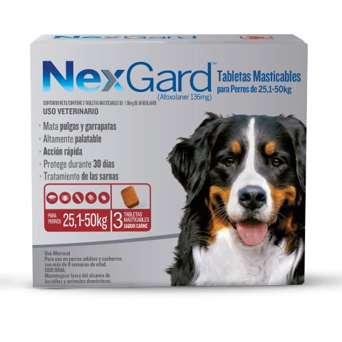 Nexgard packaging 25,1-50kg